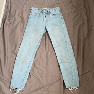 Levi's Blue Straight Leg Vintage-Inspired Jeans